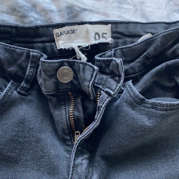 garage black jeans with knee rips - Picture 2 of 3